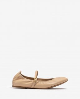 Unisa Mujer Bailarina con correa - Beige Unisa Mujer Bailarina con correa - Beige