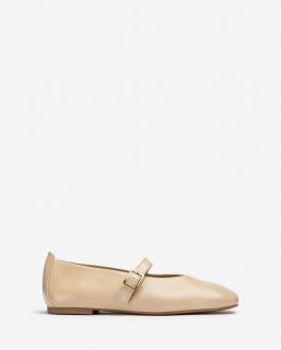 Unisa Mujer Bailarina con correa - Beige Unisa Mujer Bailarina con correa - Beige